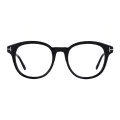Averil - Square Black Glasses for Men & Women