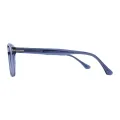 Wesley - Aviator Blue Glasses for Men & Women
