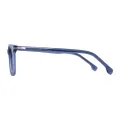 Lionel - Rectangle Blue Glasses for Women