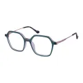 Felicity - Geometric Green Glasses for Women