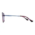 Felicity - Geometric Red Glasses for Women