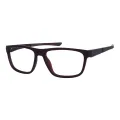 Pearson - Rectangle Brown Glasses for Men