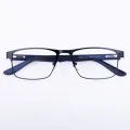 Gail - Browline Black-Blue Glasses for Men & Women