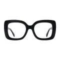 Madeline - Square Black Glasses for Women