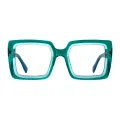 Ursula -  Translucent green Glasses for Women