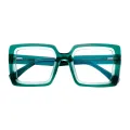 Ursula -  Translucent green Glasses for Women