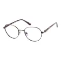 Liam - Round Brown Glasses for Women