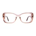 Maggie - Square Brown Glasses for Women