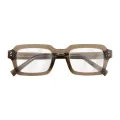 Katharine - Square Brown Glasses for Men