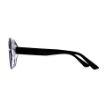 Ingrid - Cat-eye Transparent Black Glasses for Women