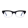 Theresia - Square Black Glasses for Men & Women