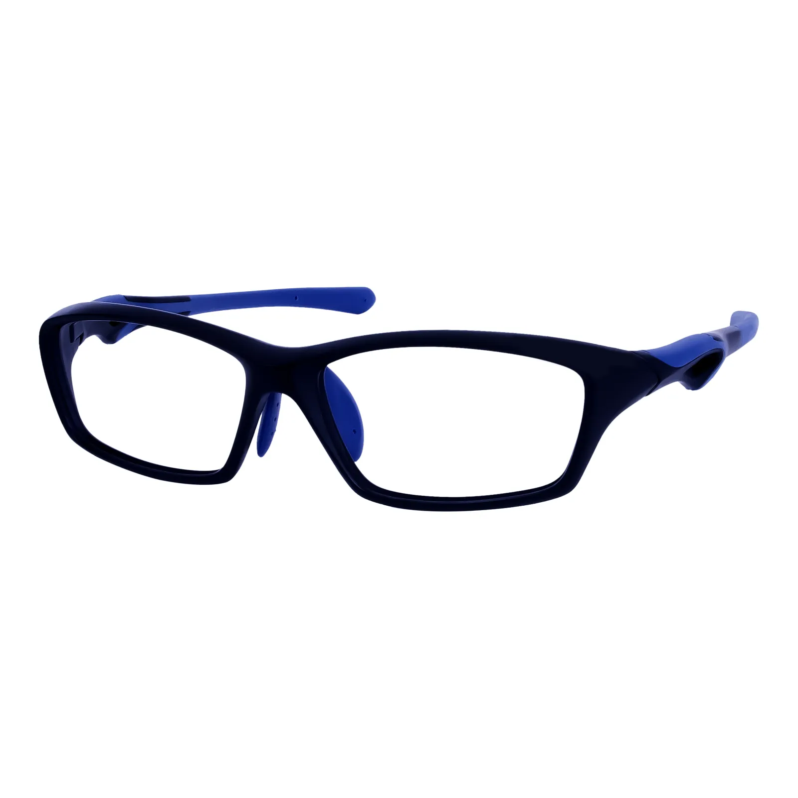 Nathaniel - Square Black/Blue Glasses for Men & Women