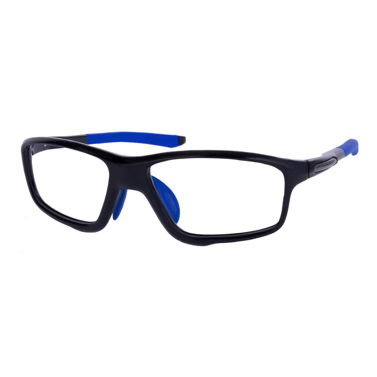 Locke - Square Black/Deep blue Glasses for Men & Women