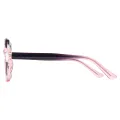 Freddie - Cat-eye Pink-Purple Glasses for Men & Women