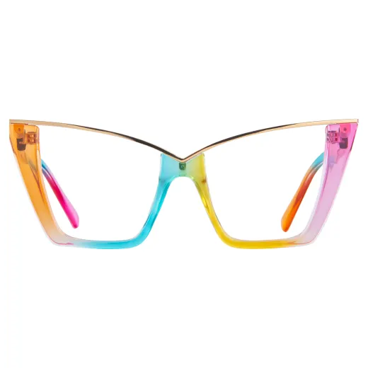 Henrique - Cat-Eye Rainbow Glasses for Women