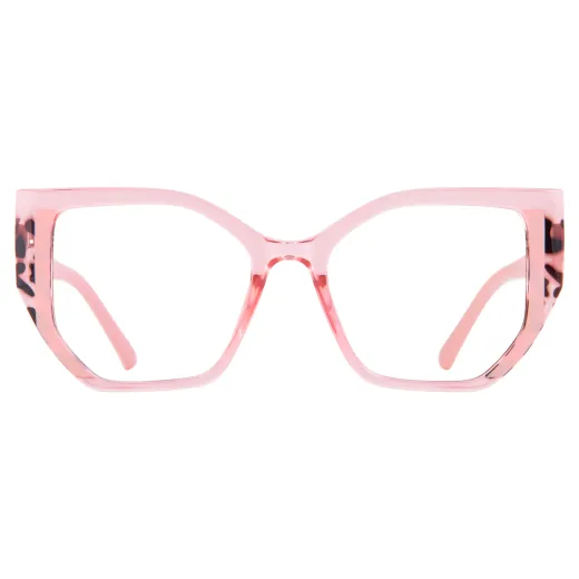 Raquel - Cat-Eye Pink-Tortoiseshell Glasses for Women