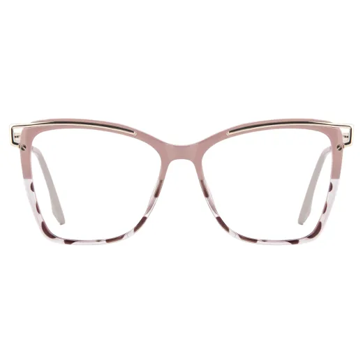 Sonja - Square Tortoiseshell-Gold Glasses for Women