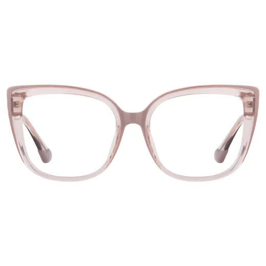 Beatriz - Square Pink Glasses for Women