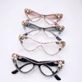 Luxi - Cat-eye Tea Glasses for Women