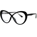 Jackcici - Cat-eye Black Glasses for Women
