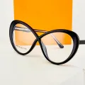 Jackcici - Cat-eye Black Glasses for Women