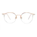 Hilary - Round Translucent Glasses for Women