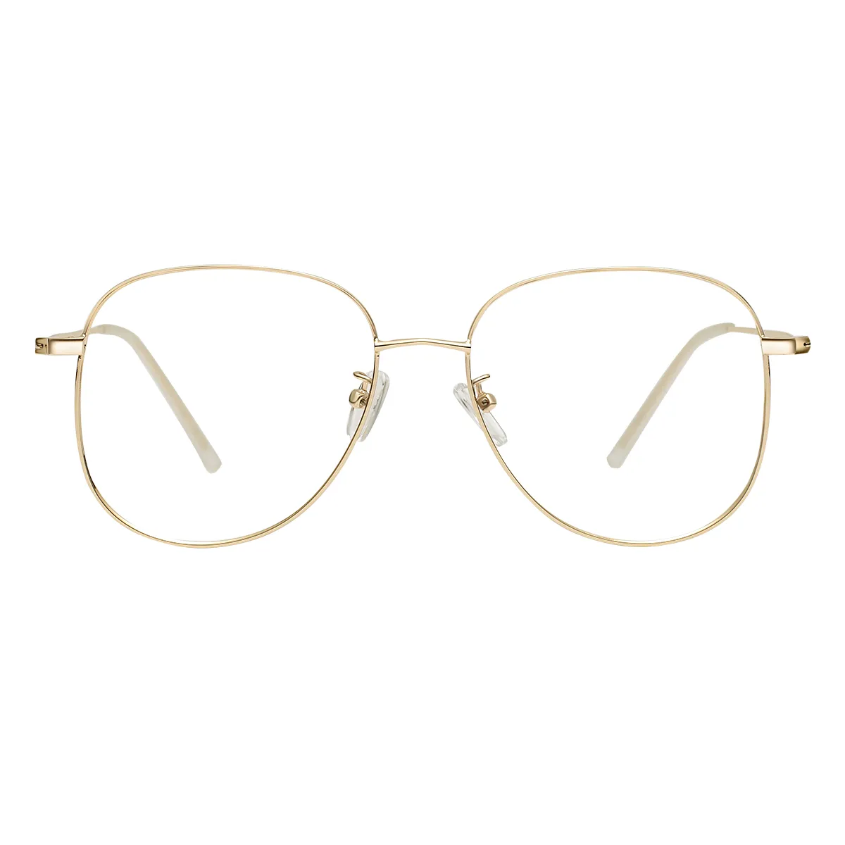 Fashion Square Gold  Eyeglasses for Women & Men