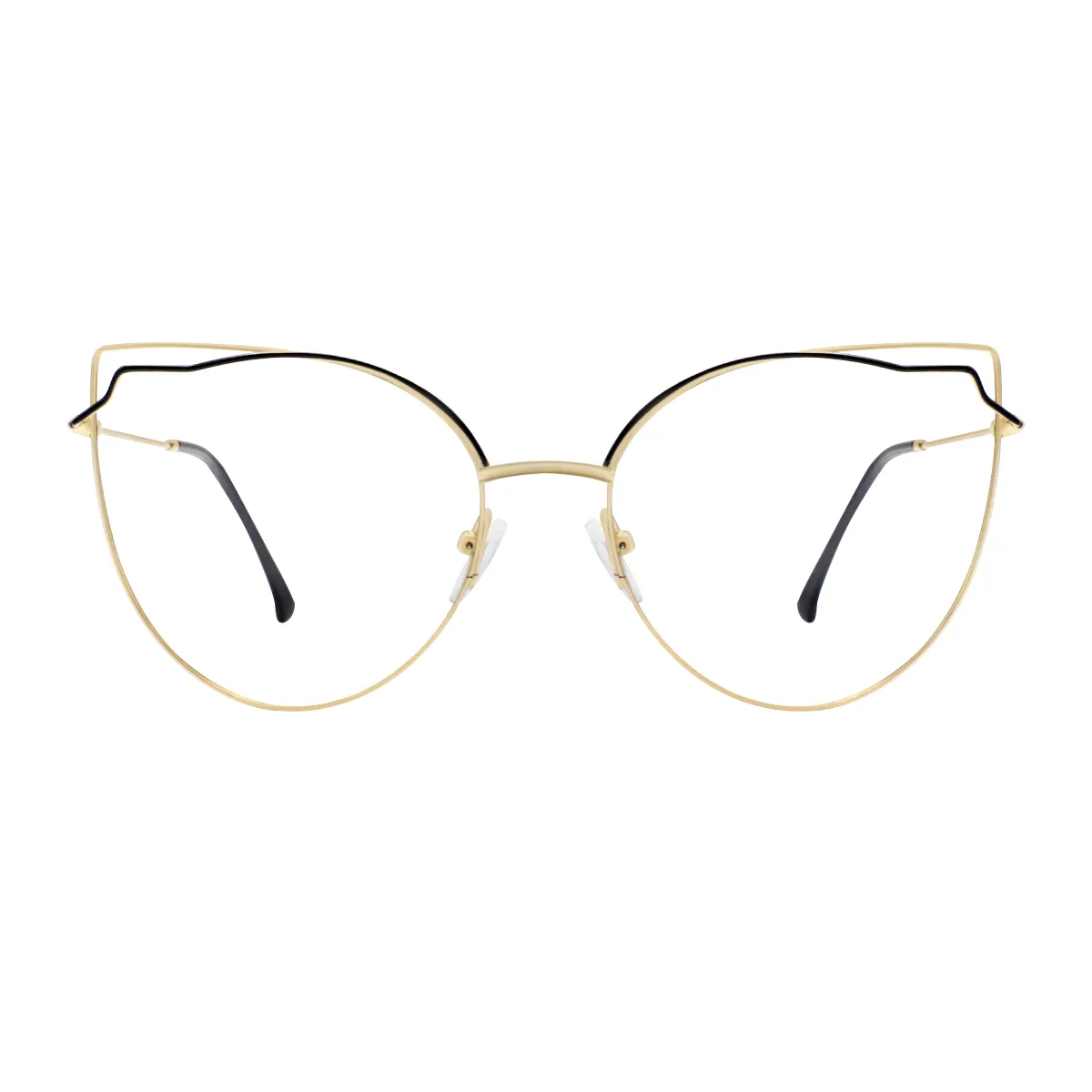 Fashion Geometric Gold  Eyeglasses for Women