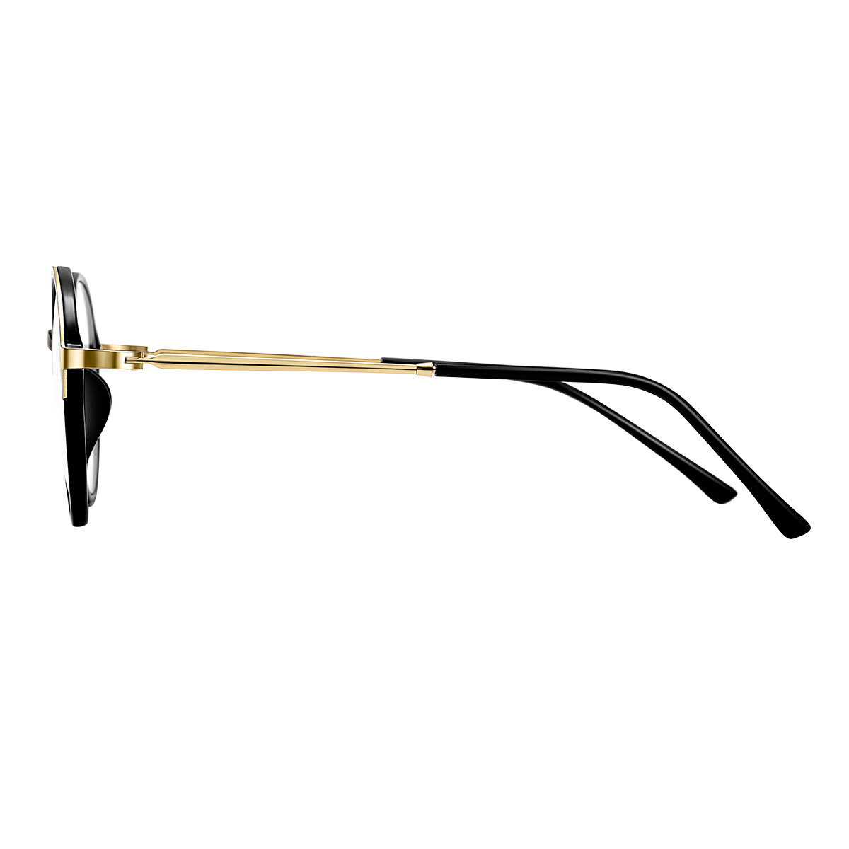 Mens black best sale and gold glasses