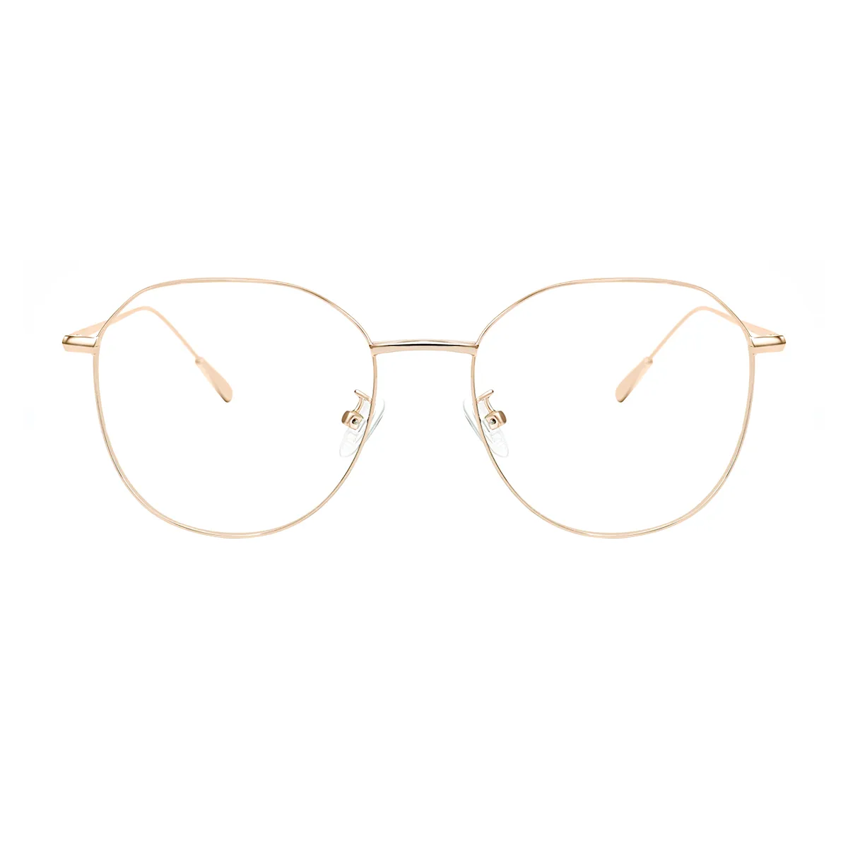 Classic Round Gold  Eyeglasses for Women
