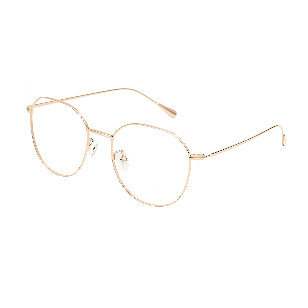 Classic Round Gold  Eyeglasses for Women