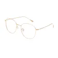 Neville - Round Gold Glasses for Women