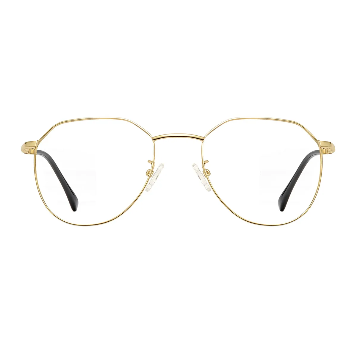 Classic Geometric Gold  Eyeglasses for Women & Men