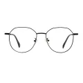 Kendall - Geometric Black Glasses for Men & Women