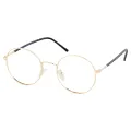 Myers - Round Gold Glasses for Men & Women