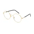 Myers - Round Gold Glasses for Men & Women
