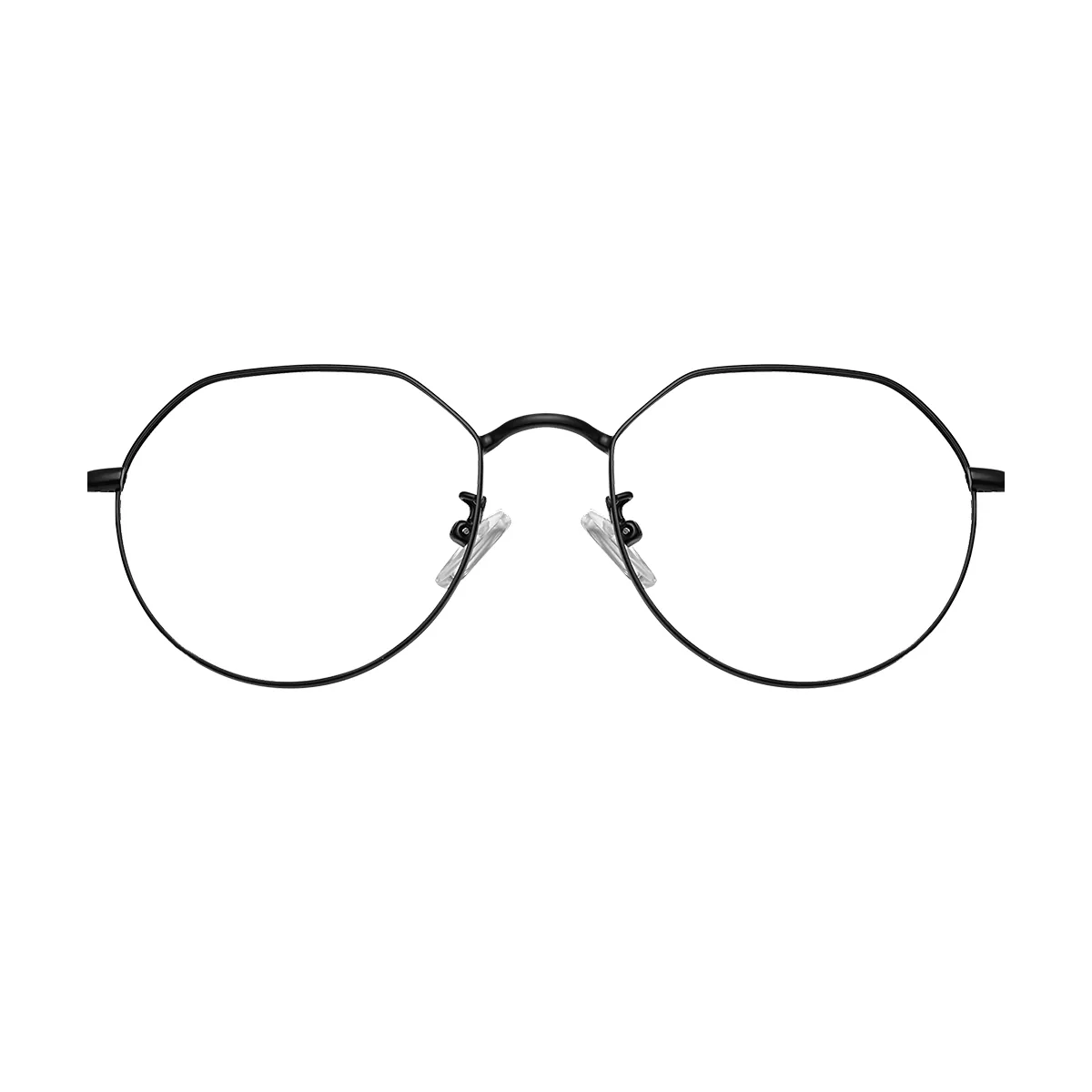 Classic Geometric Black  Eyeglasses for Women & Men