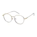 Loomis - Geometric Gold Glasses for Women