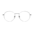 Downing - Round Silver Glasses for Men & Women