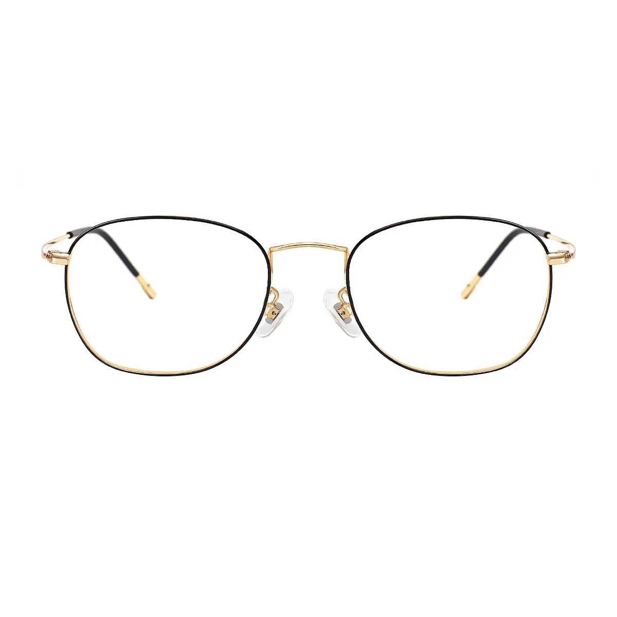 Classic Square Black-Gold  Eyeglasses for Women & Men