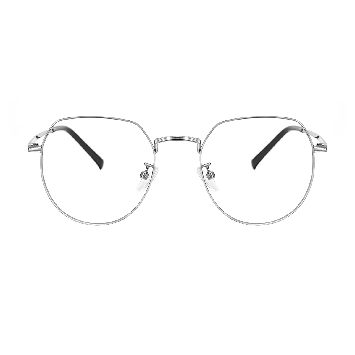 Fashion Oval Black-Gold  Eyeglasses for Women