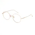 Renata - Round Rose-Gold Glasses for Women