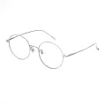 Renata - Round Silver Glasses for Women