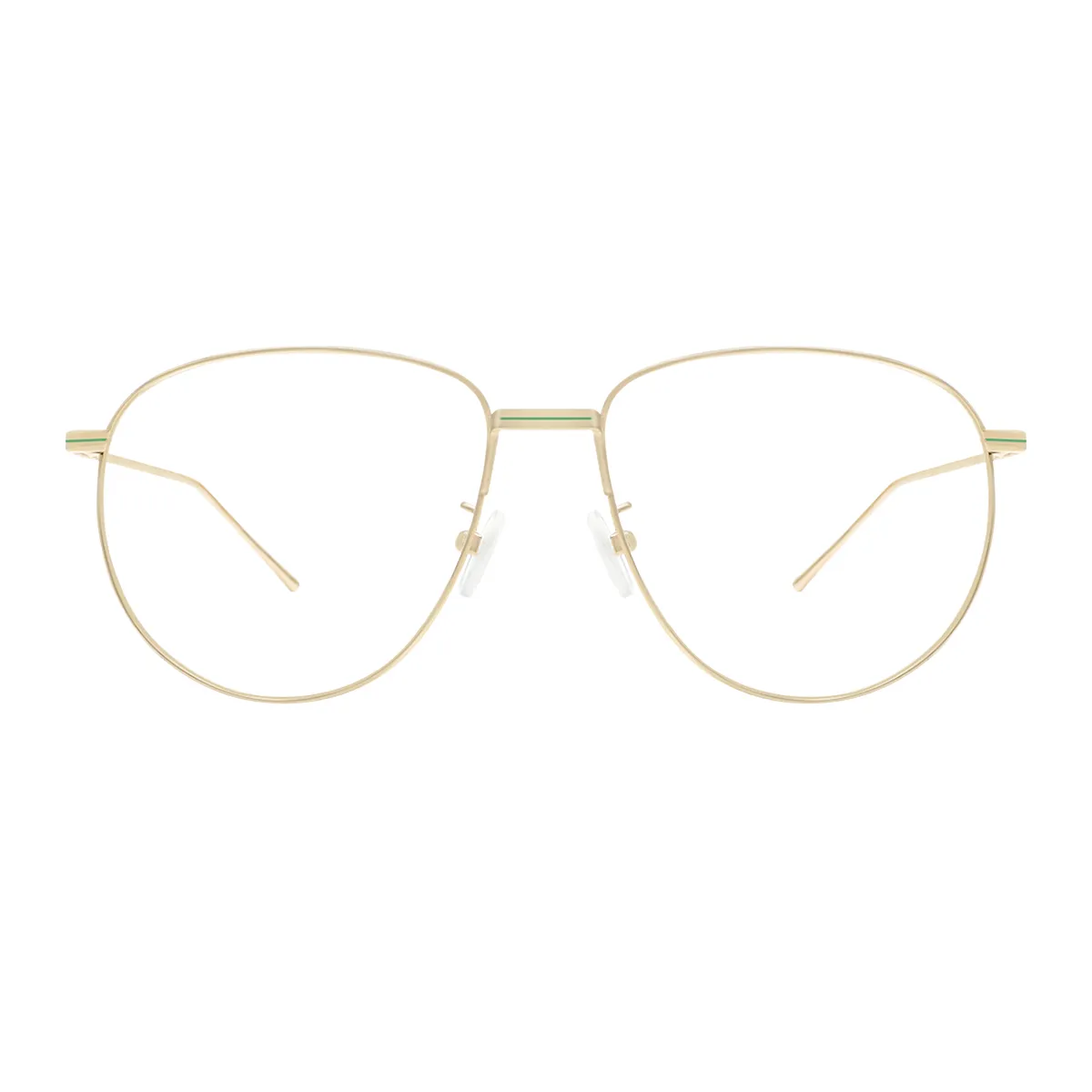 Fashion Aviator Gold  Eyeglasses for Men
