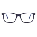 Decker - Square Blue Glasses for Men