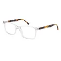 Decker - Rectangle Translucent Glasses for Men