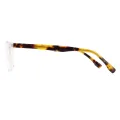 Decker - Rectangle Translucent Glasses for Men