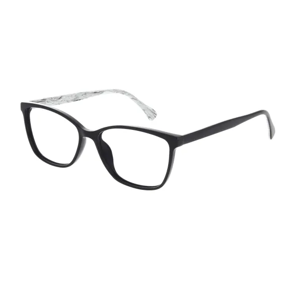 square black eyeglasses