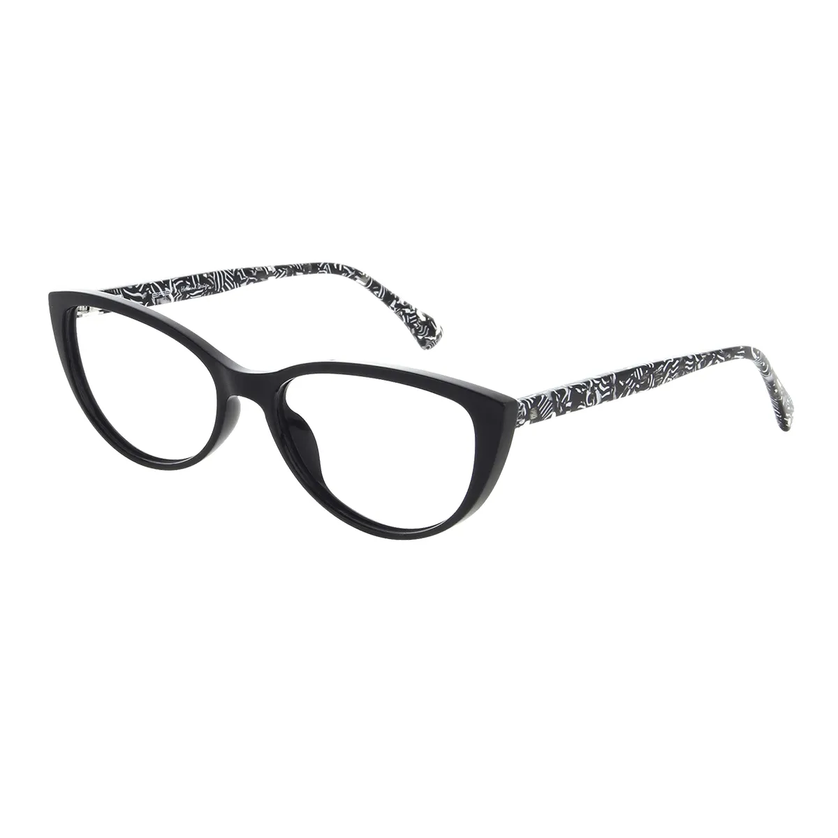 Fashion Cat-eye Brown Eyeglasses for Women