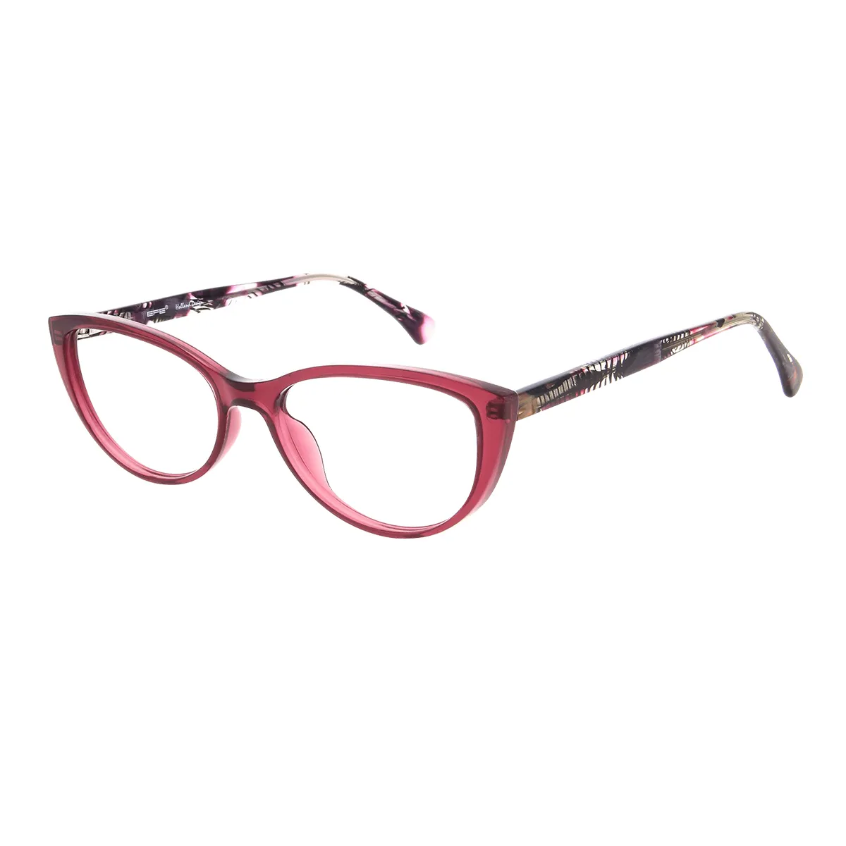Basil - Cat-eye Red Glasses for Women - EFE